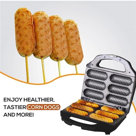 J-Jati J-Jati SW230B J-JATI Waffle Corn Dog Maker Hot Dog Presser Maker Waffle Stick Maker Hot Dog Maker SW230B